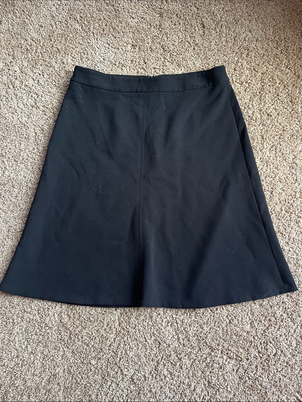 LOFT Black A-Line Skirt Size 4